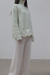 SWAYING/KNIT Seamless Mohair Pants-Double Layer SW211XZ04